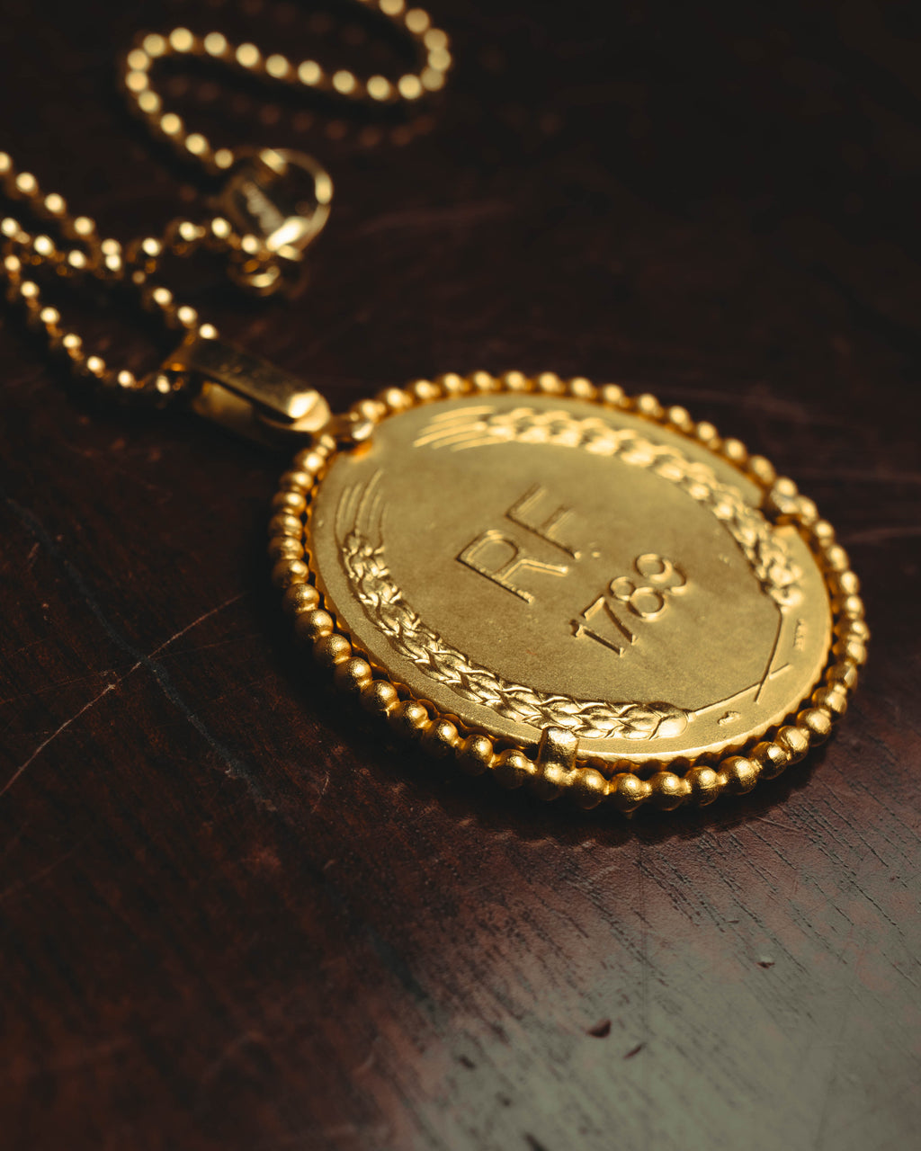 “Christian Dior” 80’s-90’s French Revolution bicentennial medallion necklace