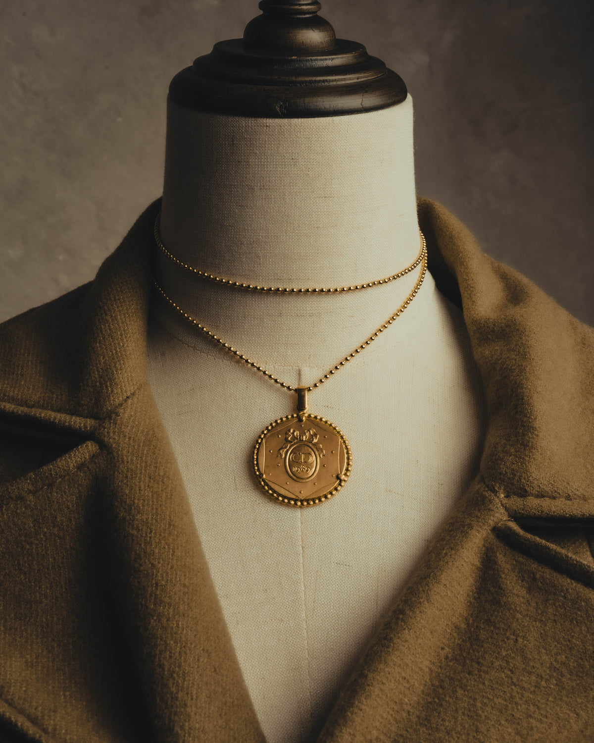 “Christian Dior” 80’s-90’s French Revolution bicentennial medallion necklace