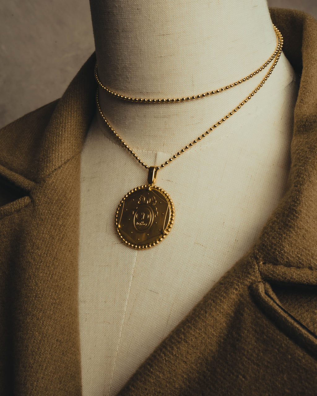 “Christian Dior” 80’s-90’s French Revolution bicentennial medallion necklace
