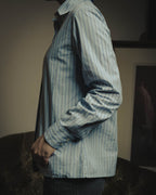 -SPECIAL- "Maison Margiela" 20AW Conceptual double button striped shirt