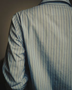-SPECIAL- "Maison Margiela" 20AW Conceptual double button striped shirt