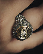–SPECIAL– "CHANEL" 2021SS  Sparkling rhinestone cc ring