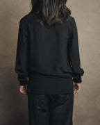 -SPECIAL- "SAINT LAURENT PARIS" 10's Fluid silk scarf-neck blouse