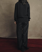 -SPECIAL- "SAINT LAURENT PARIS" 10's Fluid silk scarf-neck blouse
