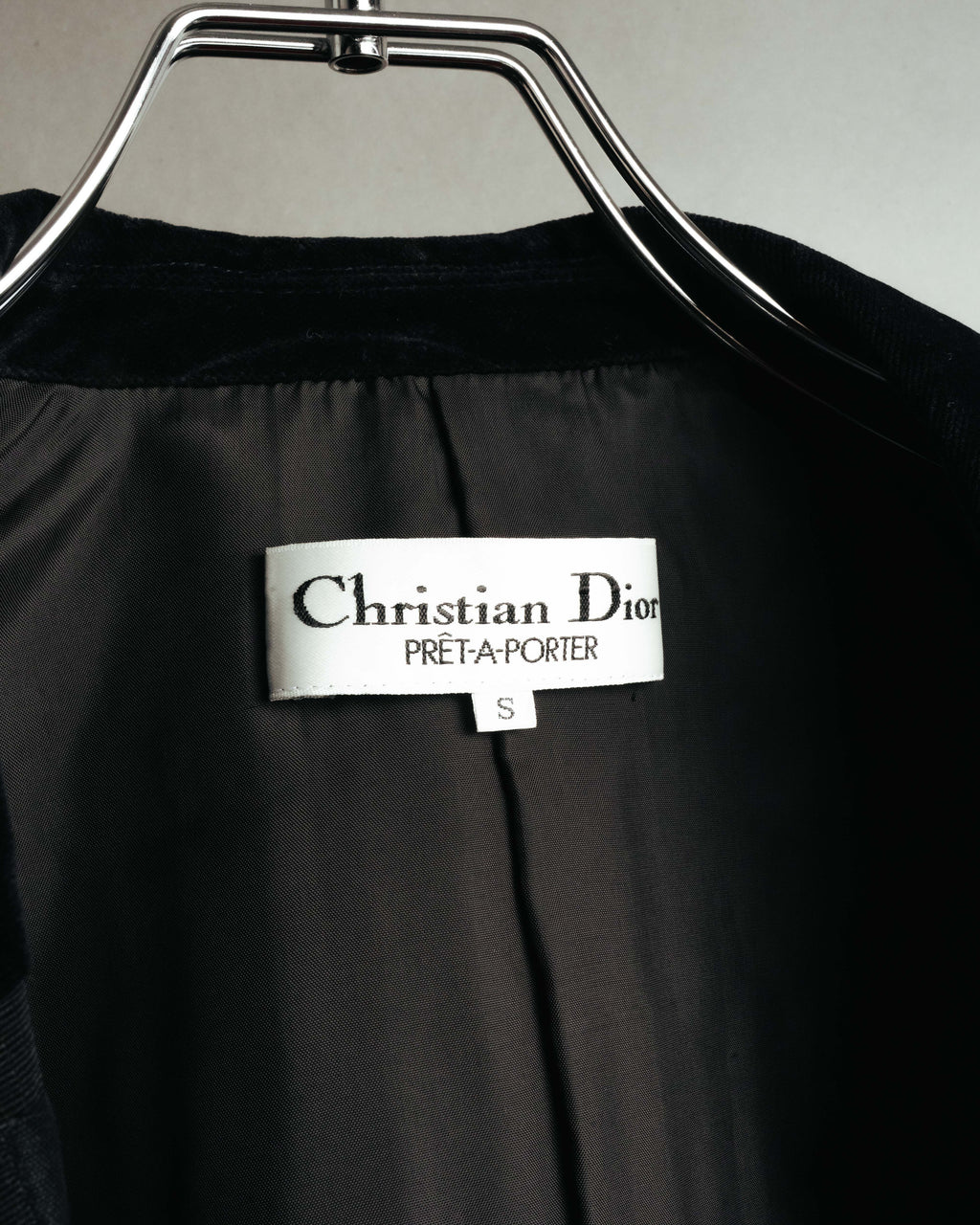 "Christian Dior" 80's-90's Jacquard double-breasted cropped jacket