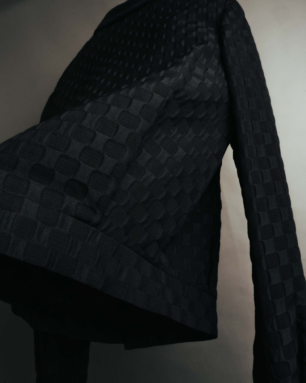 "Christian Dior" 80's-90's Jacquard double-breasted cropped jacket