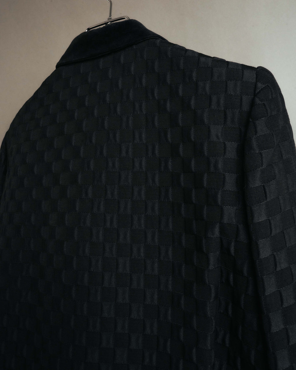 "Christian Dior" 80's-90's Jacquard double-breasted cropped jacket