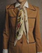 -SPECIAL- "Hermès" 90's-00's Accordion pleated scarf