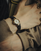 -SPECIAL- "BALENCIAGA" 80's-90's Classic round wristwatch