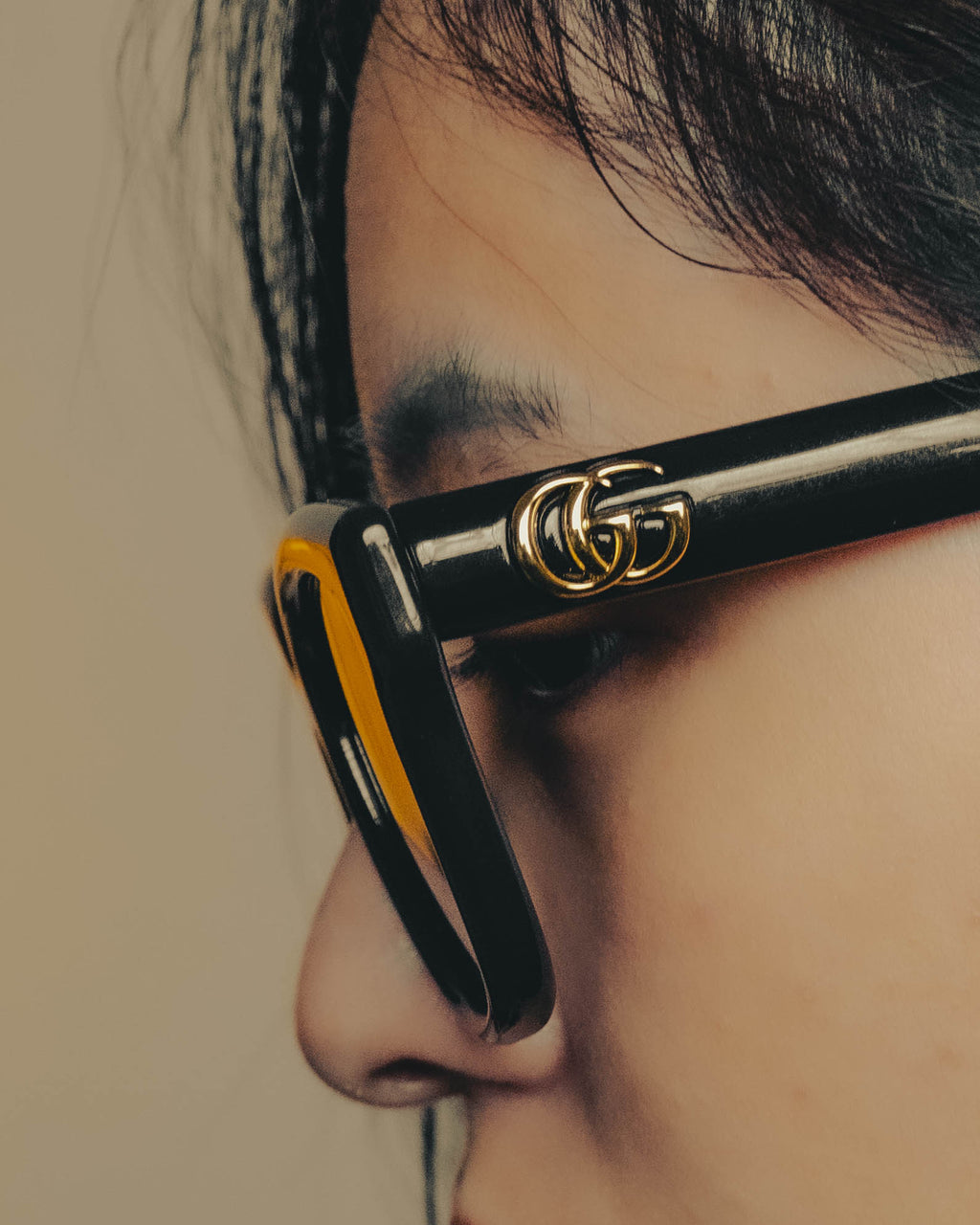 -SPECIAL- “GUCCI” 2025-26 Sculpted square frame double G sunglasses