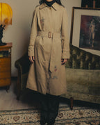 -SPECIAL- "Burberrys" 80's-90's Hand painted trench coat