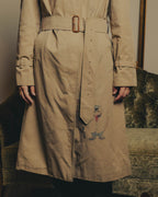 -SPECIAL- "Burberrys" 80's-90's Hand painted trench coat