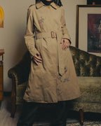 -SPECIAL- "Burberrys" 80's-90's Hand painted trench coat
