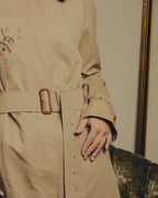 -SPECIAL- "Burberrys" 80's-90's Hand painted trench coat