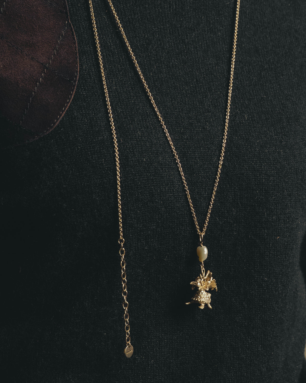 -SPECIAL- “Dior” 22’s-23’s Rêve d’Infini floral turtle long necklace
