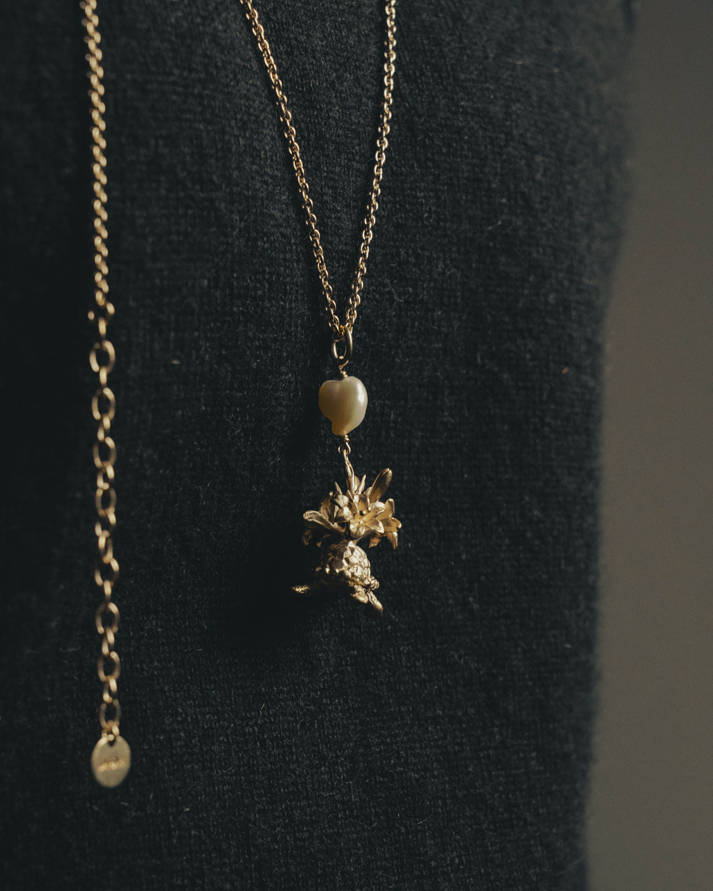 -SPECIAL- “Dior” 22’s-23’s Rêve d’Infini floral turtle long necklace