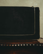 -SPECIAL- "Salvatore Ferragamo" 10's Elegant suede chain shoulder bag