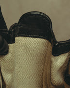 -SPECIAL- "Salvatore Ferragamo" 10's Elegant suede chain shoulder bag
