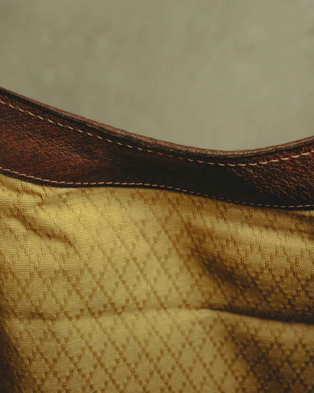 –SPECIAL– "GUCCI" 60's-70's Classic GG monogram Boston bag