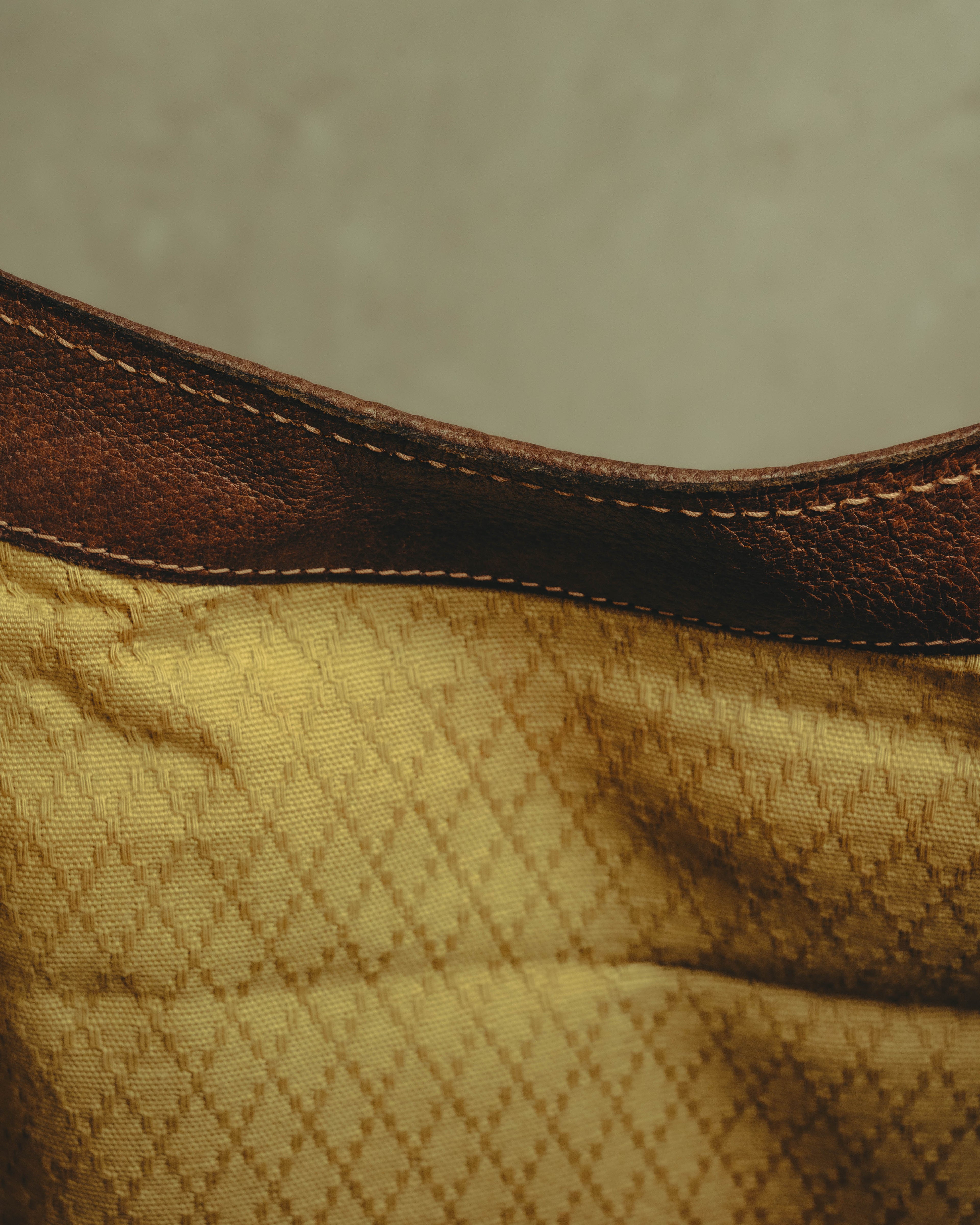 –SPECIAL– "GUCCI" 60's-70's Classic GG monogram Boston bag