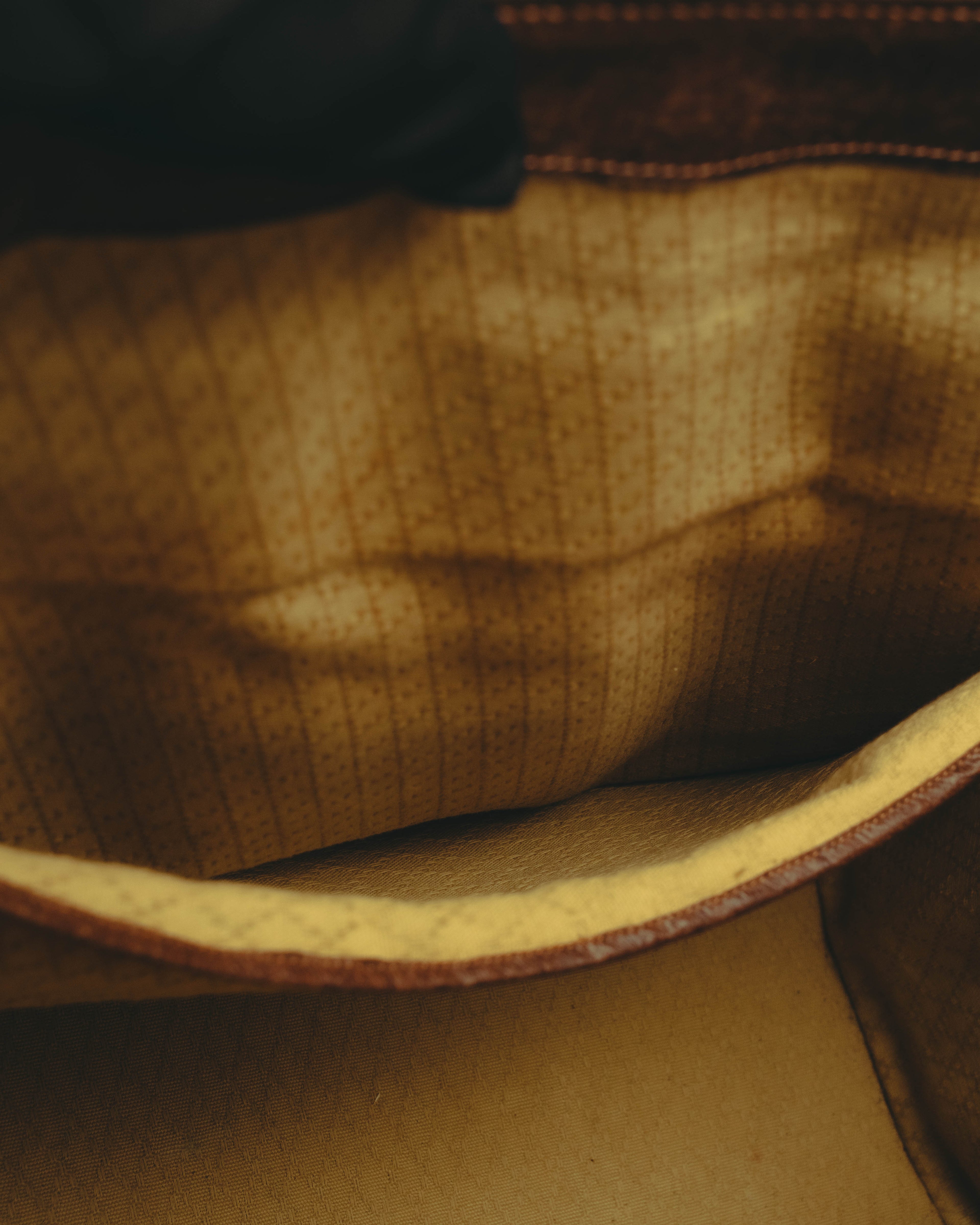 –SPECIAL– "GUCCI" 60's-70's Classic GG monogram Boston bag
