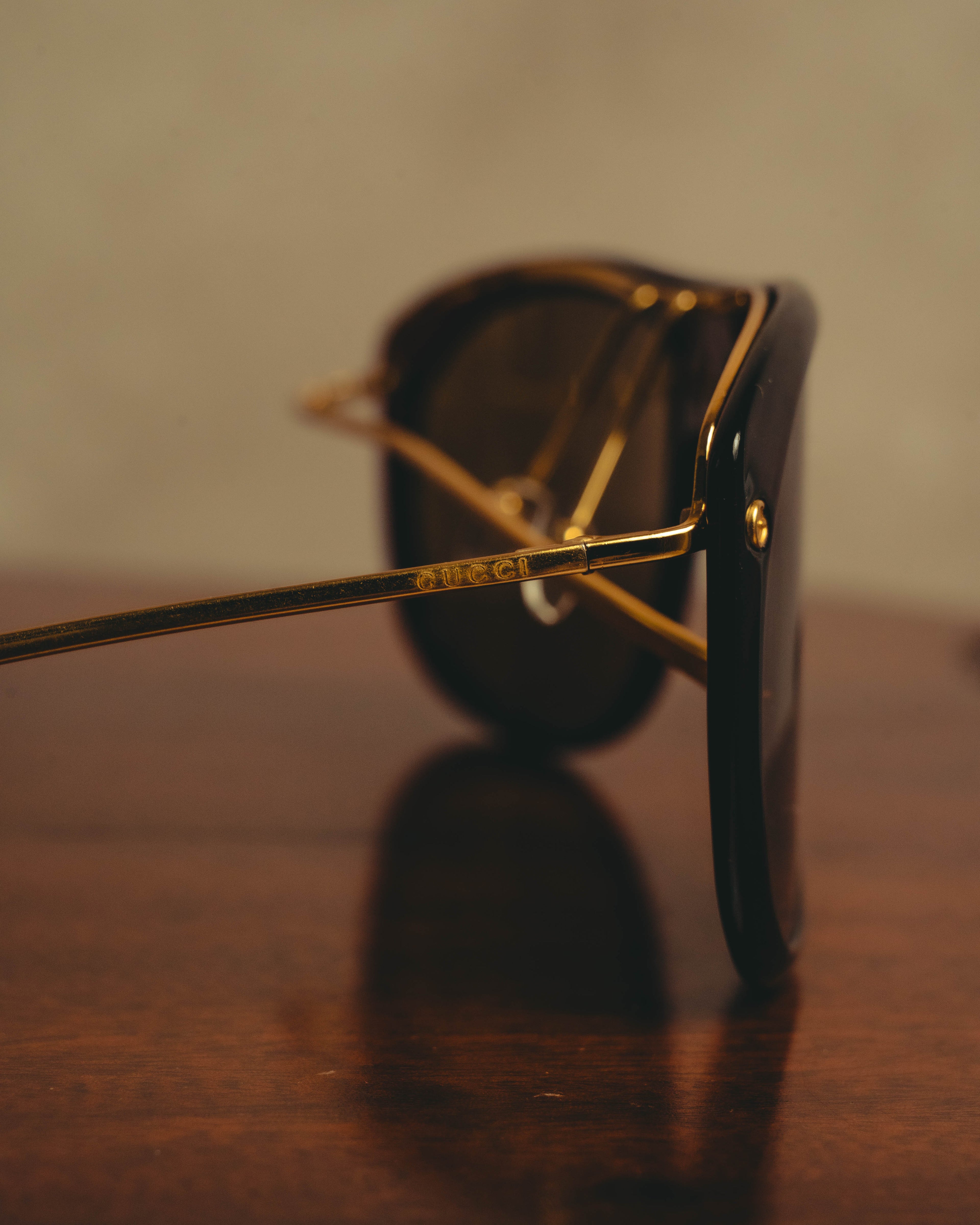 –SPECIAL– "GUCCI" 70's-80's Oversized aviator sunglasses