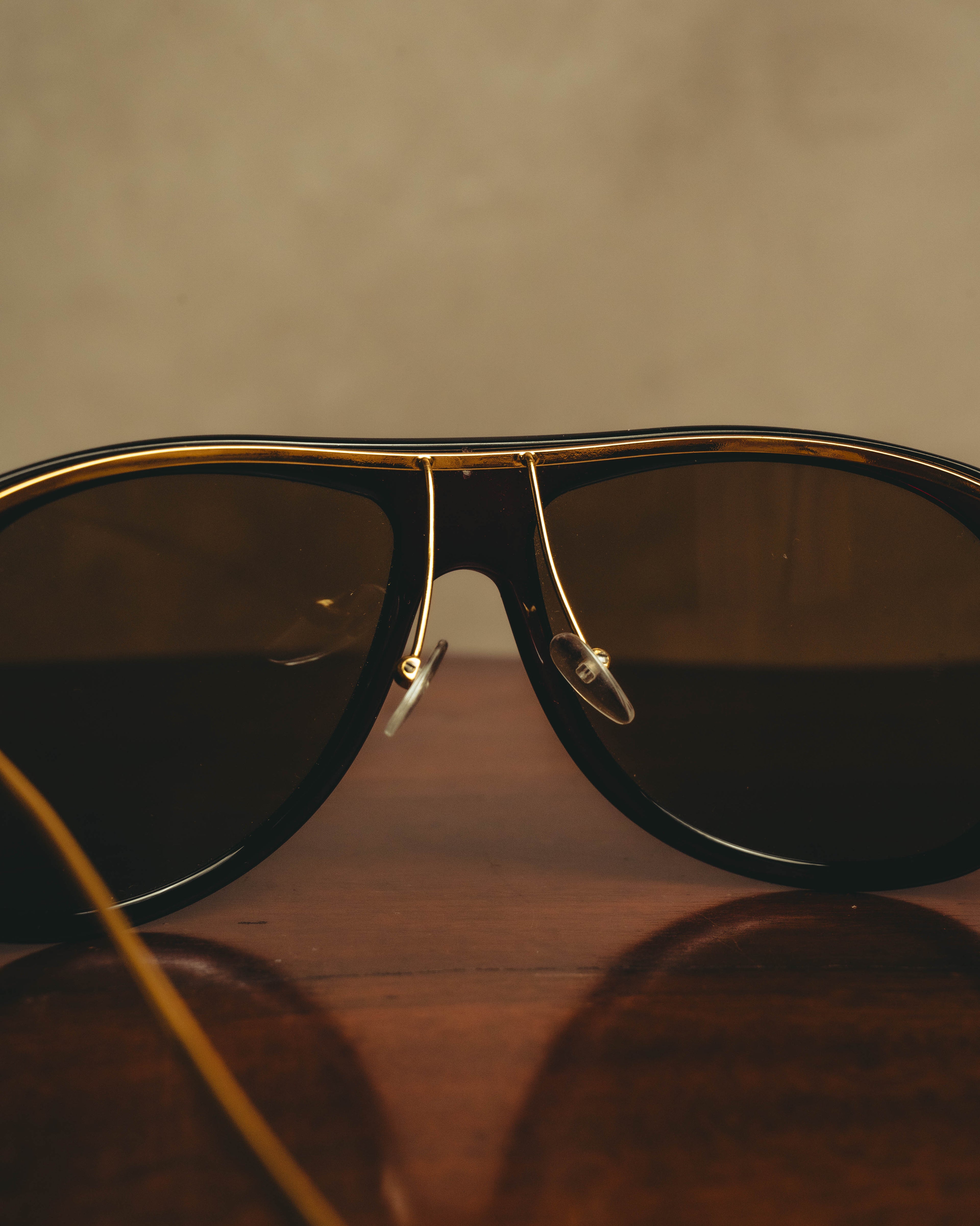 –SPECIAL– "GUCCI" 70's-80's Oversized aviator sunglasses