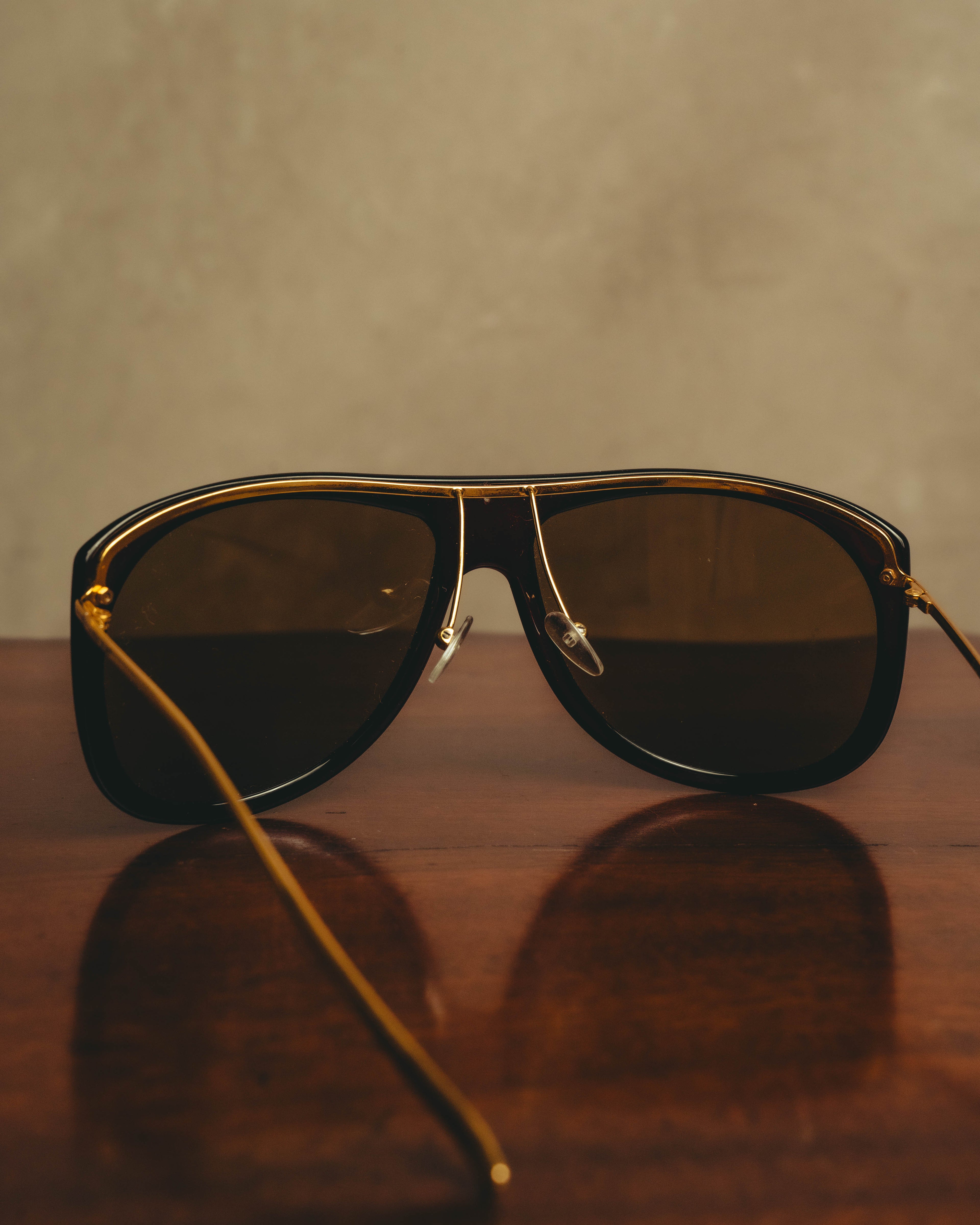 –SPECIAL– "GUCCI" 70's-80's Oversized aviator sunglasses