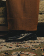 -SPECIAL- “CHANEL” 90’s-00’s Square toe CC logo leather heeled loafers