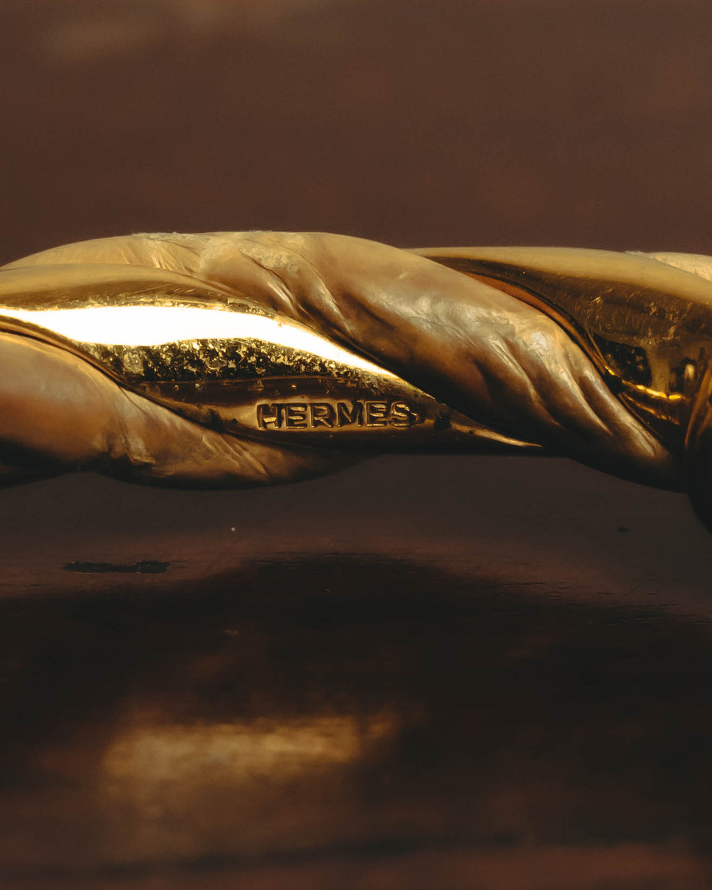-SPECIAL- "Hermès" Twisted cuff bracelet