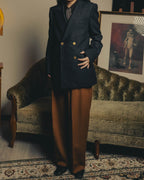 -SPECIAL- “GUCCI” 20’s Textured wool double breasted blazer with gold buttons