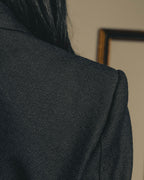 -SPECIAL- “GUCCI” 20’s Textured wool double breasted blazer with gold buttons
