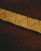 –SPECIAL– "Yves Saint Laurent" 80's-90's Sculptural geometric bracelet
