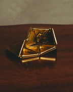 –SPECIAL– "Yves Saint Laurent" 80's-90's Sculptural geometric bracelet