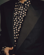 -SPECIAL- “FENDI” 90’s-00’s Peak lapel wool tuxedo tailored setup