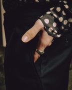 -SPECIAL- “FENDI” 90’s-00’s Peak lapel wool tuxedo tailored setup