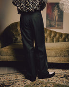 -SPECIAL- “FENDI” 90’s-00’s Peak lapel wool tuxedo tailored setup