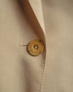 –SPECIAL– "Hermès" 90's-00's Lustrous mohair single-breasted blazer