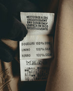 –SPECIAL– "Hermès" 90's-00's Lustrous mohair single-breasted blazer