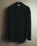 "BALENCIAGA" 2010's Minimalist black oversized shirt