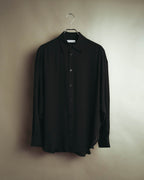 "BALENCIAGA" 2010's Minimalist black oversized shirt