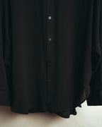 "BALENCIAGA" 2010's Minimalist black oversized shirt