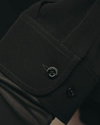 "BALENCIAGA" 2010's Minimalist black oversized shirt