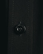 "BALENCIAGA" 2010's Minimalist black oversized shirt