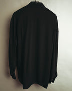 "BALENCIAGA" 2010's Minimalist black oversized shirt
