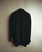 "BALENCIAGA" 2010's Minimalist black oversized shirt