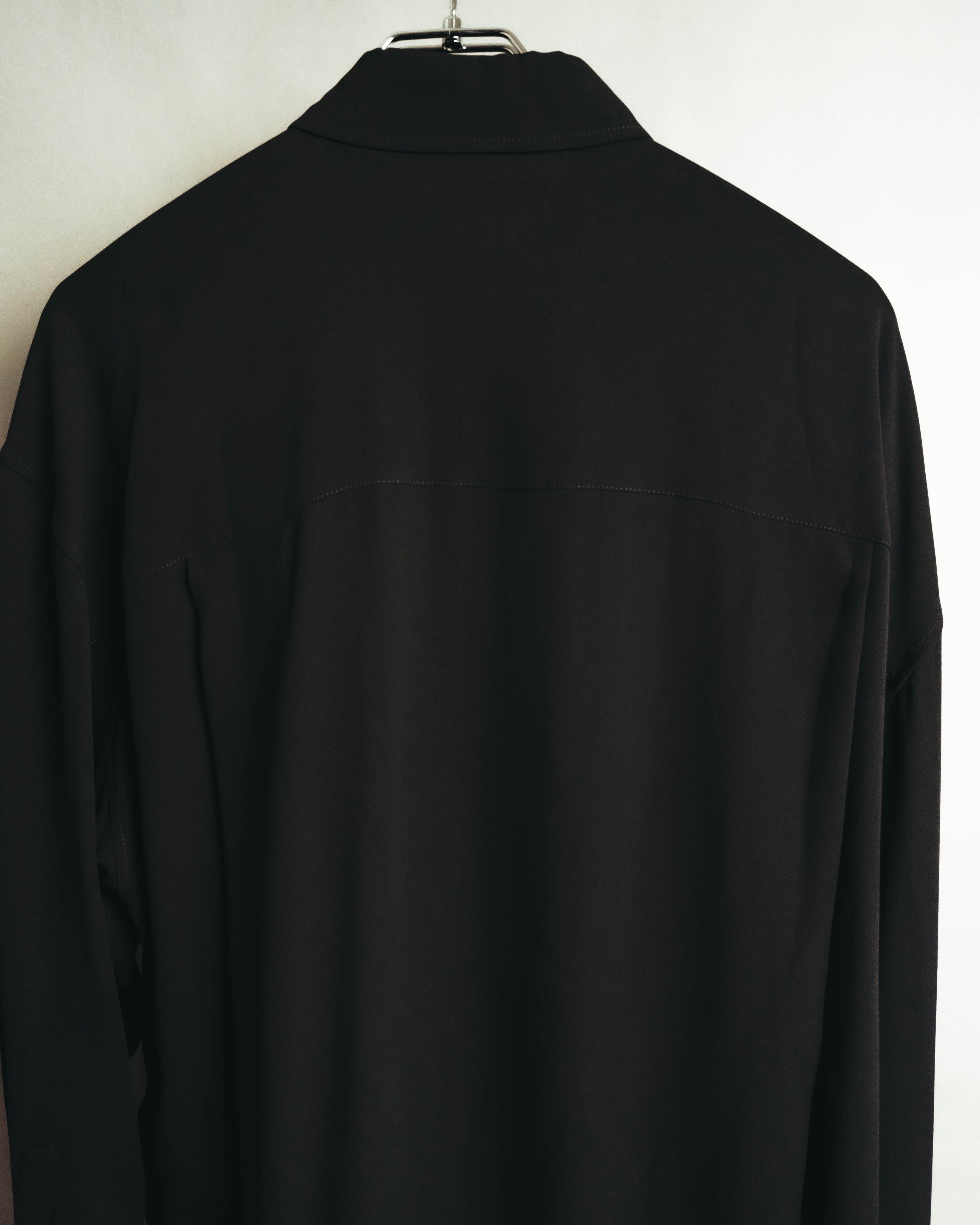 "BALENCIAGA" 2010's Minimalist black oversized shirt