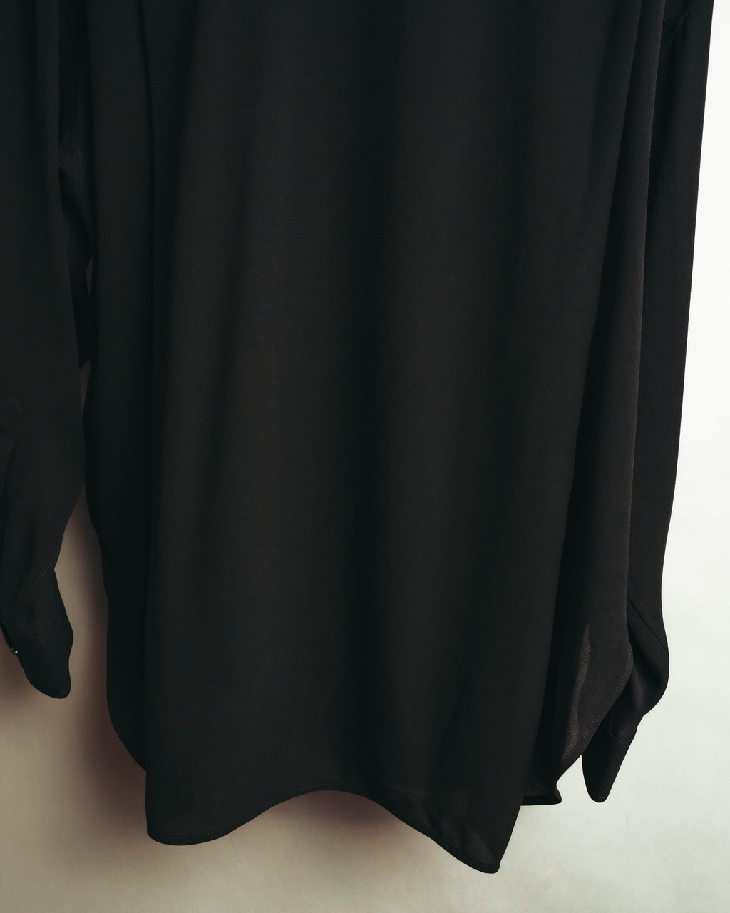 "BALENCIAGA" 2010's Minimalist black oversized shirt