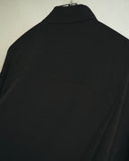 "BALENCIAGA" 2010's Minimalist black oversized shirt