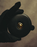 “Cartier” 80’s-90’s Panthère round leather compact mirror